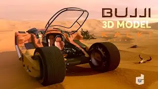 Bujji 3D Model | Kalki 2898 AD| Blender 3D | DPKV