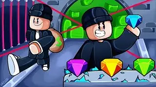 Robbing the jewellery store and buying the bank blueprint (in roblox thief simulator)