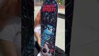 Clementine helping me setup a Daniel Yeager Madrid 🛹 #skateboard #griptape #asmr