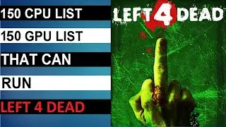Left 4 Dead 1 Game for PC - Minimum  System Requirements