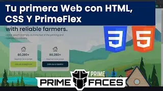 Creando una página web con HTML, CSS y Prime Flex.