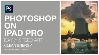 PHOTOSHOP 2020 IPAD HOW TO MASKING HAIR WITH BLEND MODES | Clean energy |One retouching a day#355