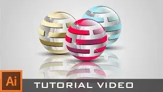 Tutorial : How to create Professional  3D logo in Adobe Illustrator CC Easily