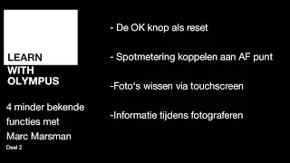 Learn With Olympus (18) | 4 instellingen
