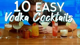 10 EASY Vodka Cocktails