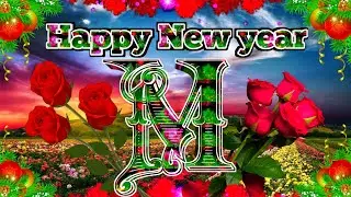 M Letter Happy New Year 2025 Status । M Name status । M Name status video