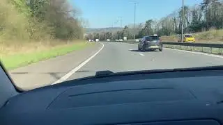 M4 Motorway, South Wales.