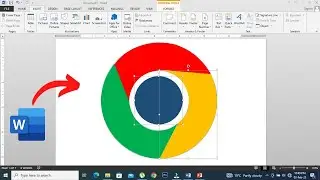 Chrome Logo Design in MS Word | How to Create Chrome Logo in Microsoft Word | Muabi Design