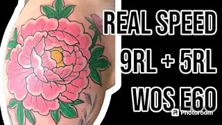 Traditional Peony Flower. Real Speed Lining pt.1