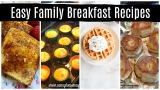 Easy Family Breakfast Recipes