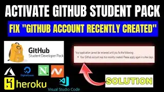 How to Activate Github Student Developer Pack | Fix 