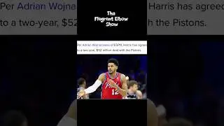 Tobias Harris To Detroit - 2yr/ $52m #shorts #detroitpistons #nba