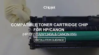 Compatible Toner Cartridge Chip for HP CF277A W1340A & Canon 055