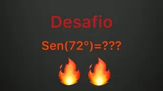 Qual o sen(72°)?