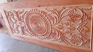 Most Attractive Wooden Door Design with CNC Router Machine || Door Design Full Video