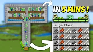 BEST EVER MOB XP FARM in Minecraft Bedrock Edition! (2026)