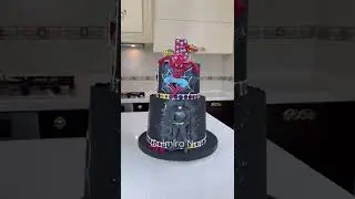 Торт для мальчика .Бэтмен и человек паук