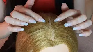 ASMR Scalp Check | So Many LICES 😳| Inaudible Whisper / No Talking |