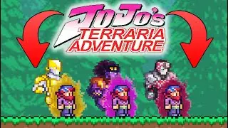 БОЕВЫЕ СТЕНДЫ ИЗ АНИМЕ ДЖОДЖО В ТЕРРАРИИ | JOJO STANDS IN TERRARIA