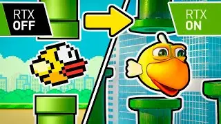 Hice FLAPPY BIRD pero RTX (y destruirá tu pc...)