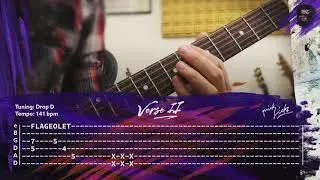 TATTOO - RAMMSTEIN // Guitar Lesson & Cover, Instrumental - learn how to play