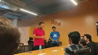 Fun with Akshay Saini, Hitesh Choudhary, Gaurav Sen, Telusko at iNeuron office in Bangalore
