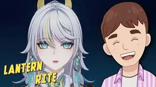 Who is that!?  - Genshin Impact Lantern Rite 2026  Part 1 Reaction (luna IV)