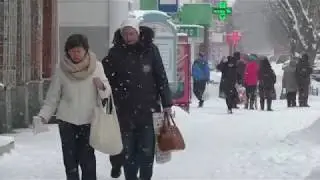 Бийчан порадовал пушистый СНЕГ