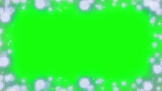 BEAUTIFUL blue particles green screen effect