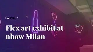 Twinkly Flex exhibit at nhow Milan
