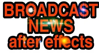 FREE DOWNLOAD/ BROADCAST NEWS PACKAGE AFTER EFFECTS TEMPLATES