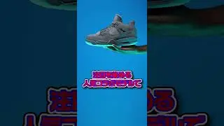 警察官も出動するほどの長蛇の列が!!「KAWS × NIKE AIR JORDAN 4 RETRO "COOL GREY”」【スニーカー1分解説】 #shorts #スニーカー
