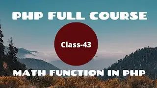 PHP Programming Language Tutorial - Full Course | Procedural PHP Tutorial For Beginners | PHP-2021