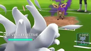 Annihilape (lvl 50) destroying the normal is weak grunt #pokemongogaming #pokemongo #pokemon