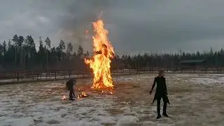 Масленица 2024 год. Конный театр Ларисы Луста.