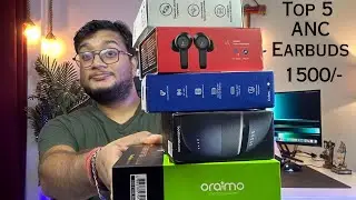 Top 5 ANC earbuds under 1500 || Best Active Noise cancellation earbuds in 2023