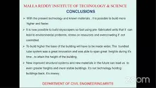 A Webinar On "TALL BUILDINGS & DESIGN CONCEPTS