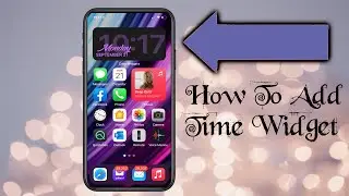 How To Add Time & Date Widget (iOS 14) Free!