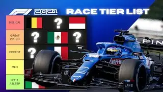 Ranking the 2021 F1 races - tier list