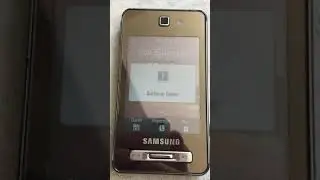 Samsung SGH-F480i low battery