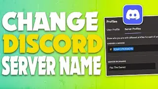 how to Change Discord Server Name 2023 | TECH ON |