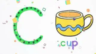 [compilation]  Learn Alphabet A ~ I Words with Drawing and Coloring | 영어단어 모