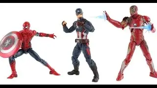 Marvel Legends - CAPTAIN AMERICA: CIVIL WAR - SPIDER-MAN, CAPTAIN AMERICA, IRON MAN Unboxing