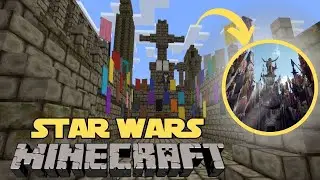 An EPIC Star Wars RE-CREATION in Minecraft