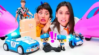 Ayşe ve Ümit uçakta şüpheli paket buluyorlar! Pink havayolları videosu. Kız oyunları