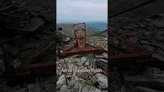 Mine Aerial Ropeway #mines #machinery #engineering #artifacts #mining #lakedistrict #history #uk