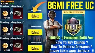 BGMI Bonus Challange Tutorial In Malayalam 😍 - Free 1000 UC For All | Androgamer 🔥