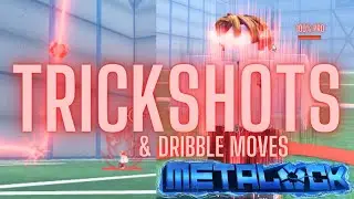 TRICK SHOTS IN META LOCK! DRIBBLE MOVE TUTORIAL! (Roblox) 