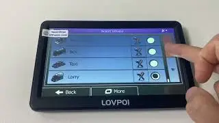 How to Make Car Route Setting in LOVPOI Sat Nav GPS Navigation