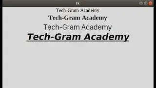 Python GUI Tutorial - 30 - Fonts | Tkinter